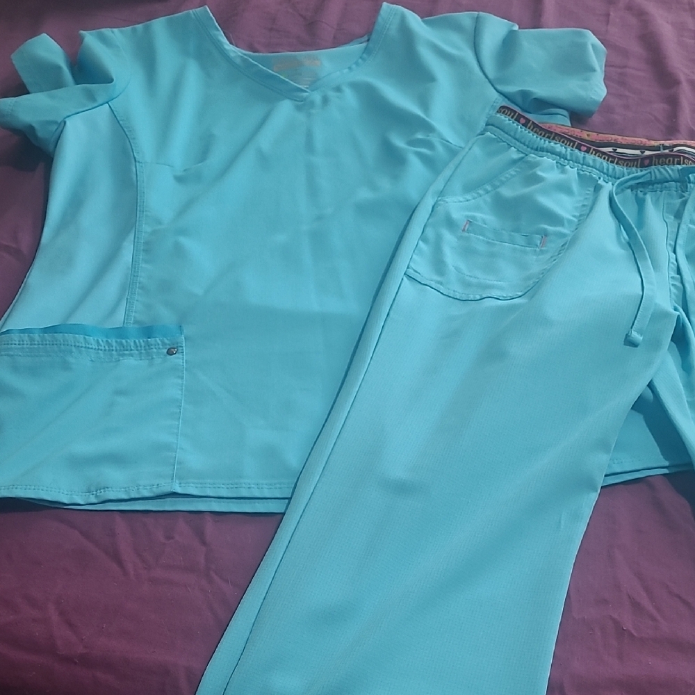 Vibrant Blue Pajama Set with Soft Fabric